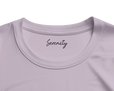 Serenity Indigo Sky Organic Men's Oversized T-shirt lilak inside neck