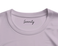 Serenity Indigo Sky Organic Men's Oversized T-shirt lilak inside neck