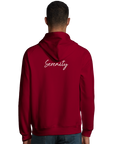 Serenity - "Indigo Sky" Hoodie Burgundy 4