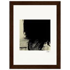 Shadow of Self Framed print 15x20 cm / 6x8″ Dark wood frame 33