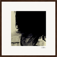 Shadow of Self Framed print 40x40 cm / 16x16″ Dark wood frame 44