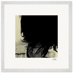 Shadow of Self Framed print 40x40 cm / 16x16″ White frame 39