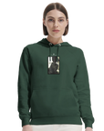 Sharing - "Little Secret" Hoodie Bottle Green XS 5