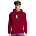 Sharing - "Little Secret" Hoodie Burgundy XS 3