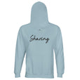 Sharing - "Little Secret" Hoodie creamy blue 3