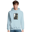 Sharing - "Little Secret" Hoodie creamy blue 3