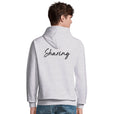 Sharing - "Little Secret" Hoodie Grey Melange 5