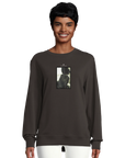 Sharing - "Little Secret" Sweatshirt deep charcoal grey XS 20