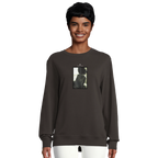 Sharing - "Little Secret" Sweatshirt deep charcoal grey XS 5