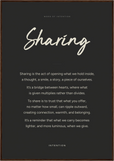 Sharing Word of Intention Framed print 70x100 cm / 28x40″ Dark wood frame Carbon paper