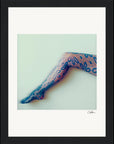 Lacey Leg Framed print 20x25 cm / 8x10″ Black frame