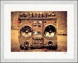 Blast Off Framed print 27x35 cm / 11x14″ White frame