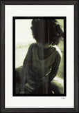 Little Secret Framed print 40x50 cm / 16x20″ Black frame