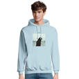 Strength - "Misty Mind" Hoodie creamy blue 3