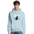 Strength - "Misty Mind" Hoodie creamy blue 3