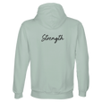 Strength - "Misty Mind" Hoodie creamy green 2
