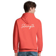 Strength - "Misty Mind" Hoodie pop orange 5
