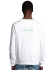 Strength - "Misty Mind" Sweatshirt White XS 4