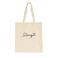 Strength - "Misty Mind" Tote Bag Natural 2