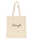 Strength - "Misty Mind" Tote Bag Natural 2