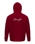 Strength - "Misty Mind" Hoodie Burgundy 2