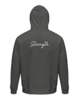 Strength - "Misty Mind" Hoodie charcoal melange 2