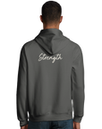 Strength - "Misty Mind" Hoodie charcoal melange 4