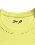 Strength - "Misty Mind" T-shirt Light Yellow 2