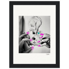Synch'd Hands Framed print 13x18 cm / 5x7″ Black frame 71