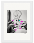 Synch'd Hands Framed print 13x18 cm / 5x7″ White frame 21