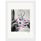 Synch'd Hands Framed print 13x18 cm / 5x7″ White frame 21