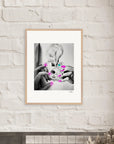 Synch'd Hands Framed print 13x18 cm / 5x7″ White frame 2