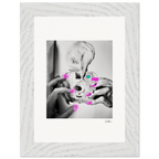 Synch'd Hands Framed print 13x18 cm / 5x7″ White frame 23