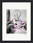Synch'd Hands Framed print 15x20 cm / 6x8″ Black frame 63