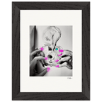 Synch'd Hands Framed print 15x20 cm / 6x8″ Black frame 57