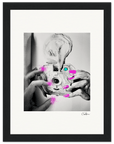 Synch'd Hands Framed print 15x20 cm / 6x8″ Black frame 63