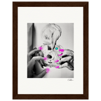 Synch'd Hands Framed print 15x20 cm / 6x8″ Dark wood frame 49