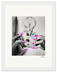 Synch'd Hands Framed print 15x20 cm / 6x8″ White frame 15