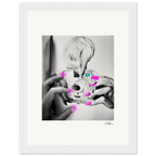 Synch'd Hands Framed print 15x20 cm / 6x8″ White frame 15