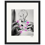 Synch'd Hands Framed print 20x25 cm / 8x10″ Black frame 67