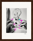 Synch'd Hands Framed print 20x25 cm / 8x10″ Dark wood frame 54