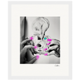Synch'd Hands Framed print 20x25 cm / 8x10″ White frame 18