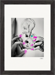 Synch'd Hands Framed print 21x29.7 cm / 8x12" Black frame 53