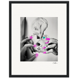 Synch'd Hands Framed print 27x35 cm / 11x14″ Black frame 73
