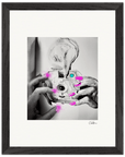 Synch'd Hands Framed print 27x35 cm / 11x14″ Black frame 54