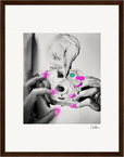 Synch'd Hands Framed print 27x35 cm / 11x14″ Dark wood frame 55