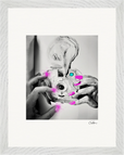 Synch'd Hands Framed print 27x35 cm / 11x14″ White frame 6