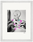 Synch'd Hands Framed print 27x35 cm / 11x14″ White frame 6