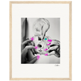 Synch'd Hands Framed print 27x35 cm / 11x14″ Wood frame 35