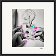 Synch'd Hands Framed print 30x30 cm / 12x12″ Black frame 69